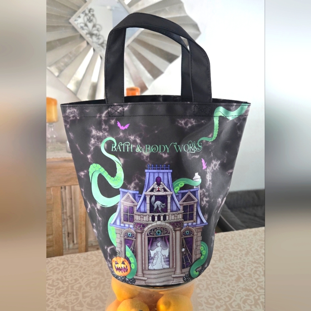 Bath & Body Works Haunted Mansion Mini Tote Bag